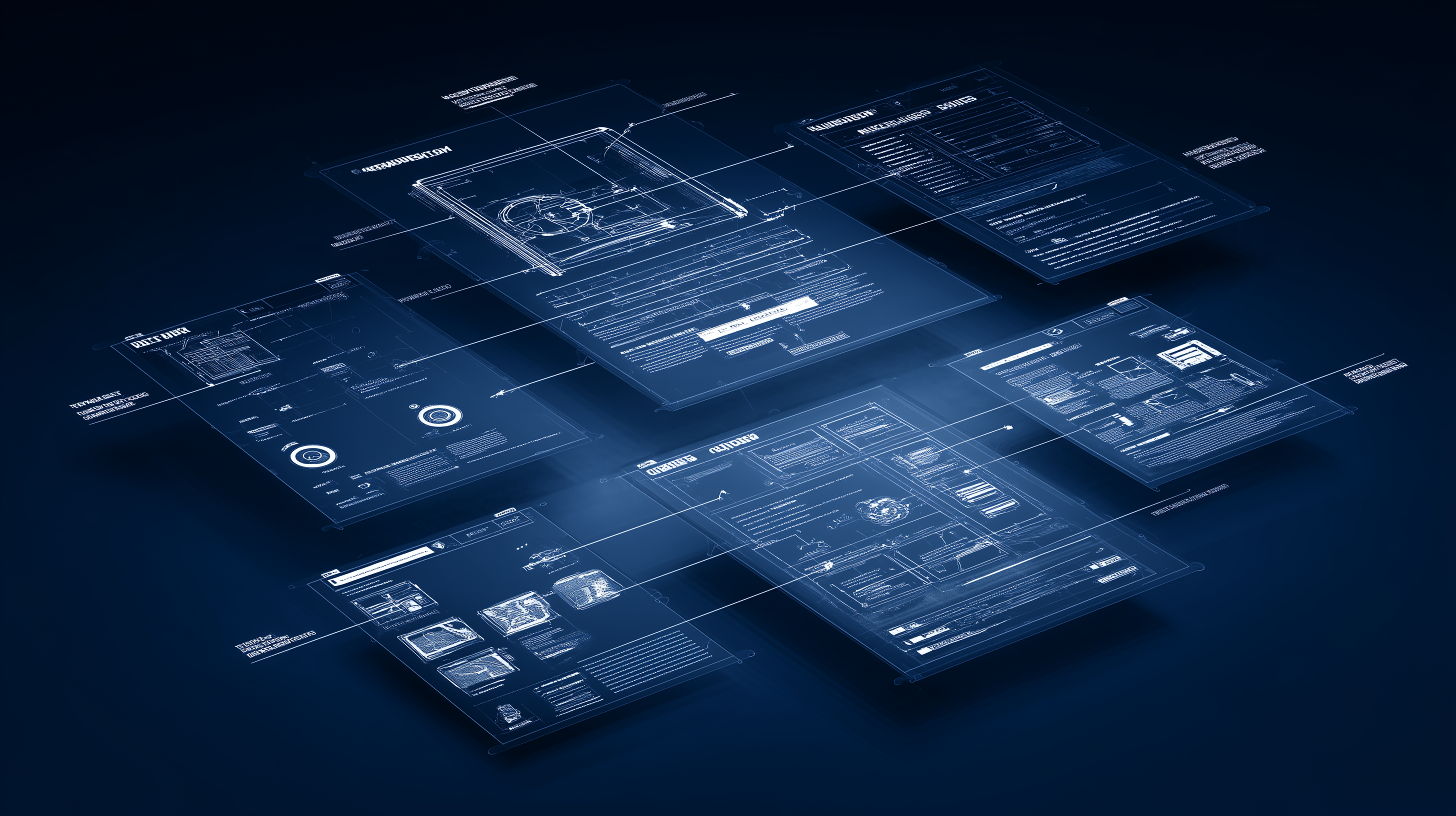 Website architecture flowchart