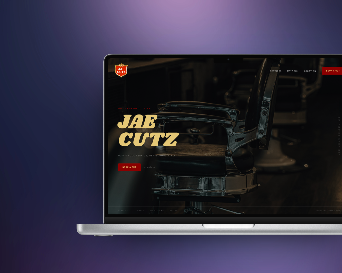 JAECUTZ barber website
